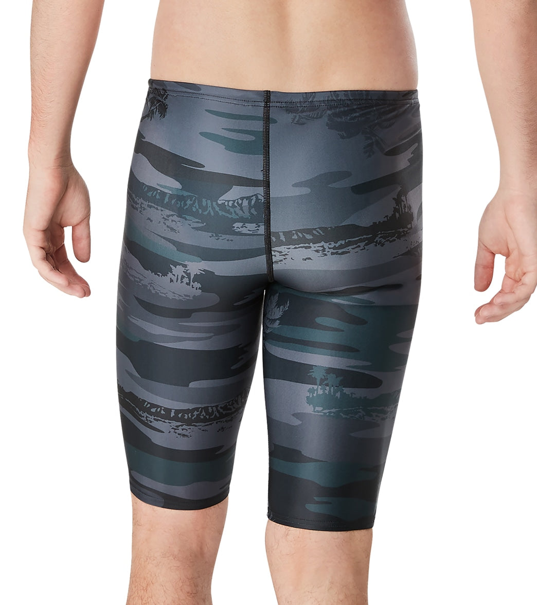Speedo Vibe Men's Eco Pro LT Printed Jammer Swimsuit
