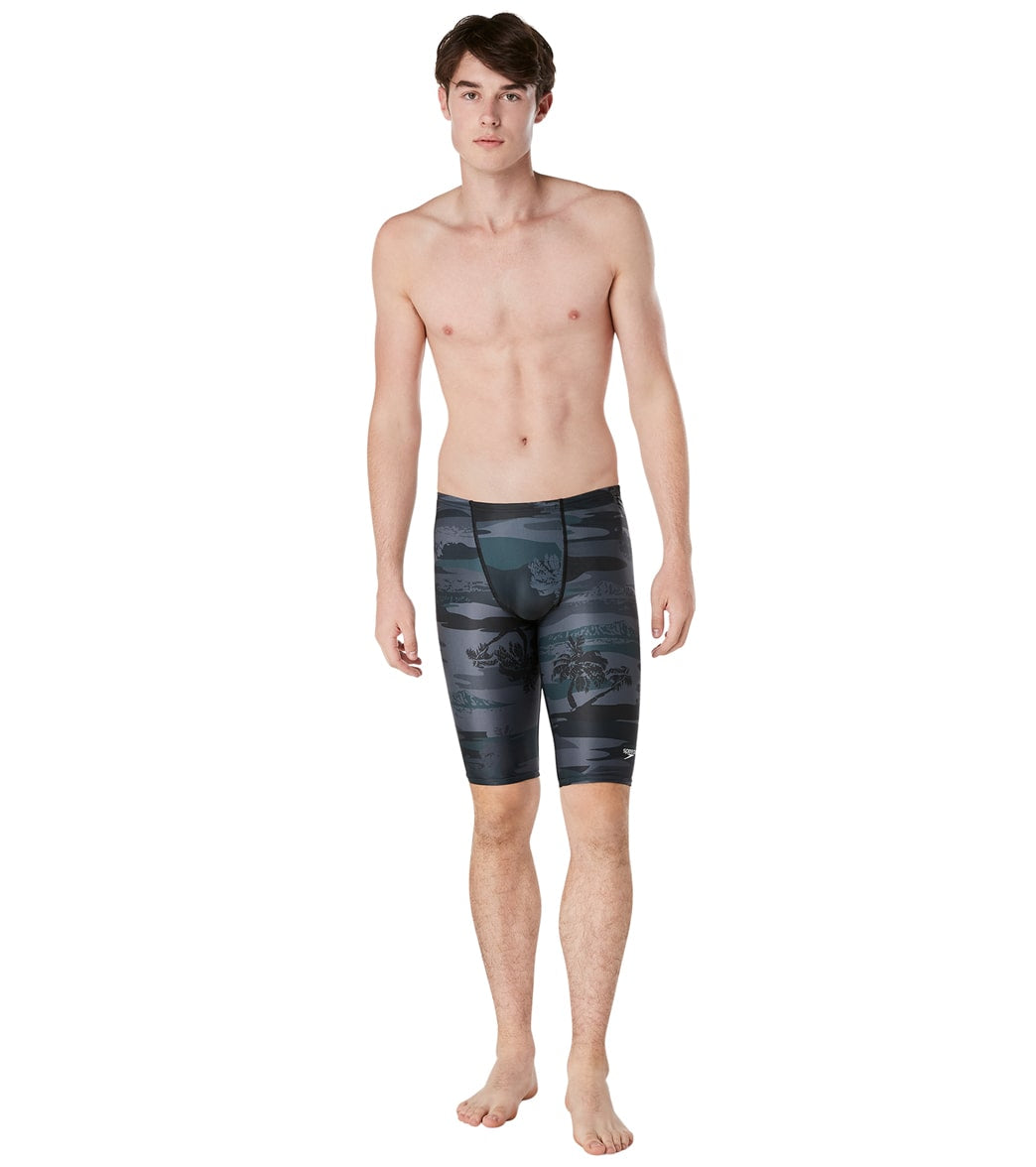 Speedo Vibe Men's Eco Pro LT Printed Jammer Swimsuit