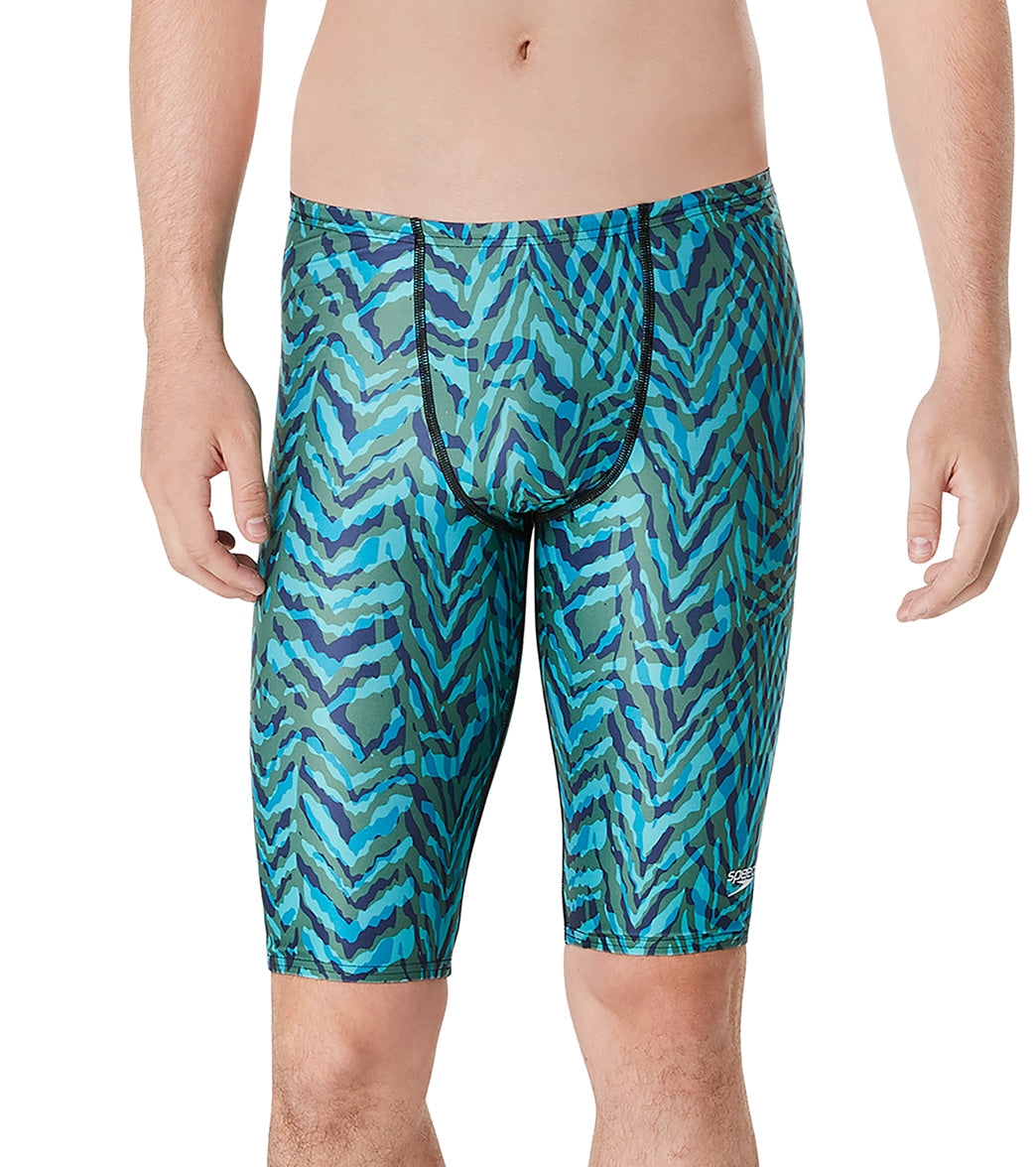 Speedo Vibe Men's Eco Pro LT Printed Jammer Swimsuit