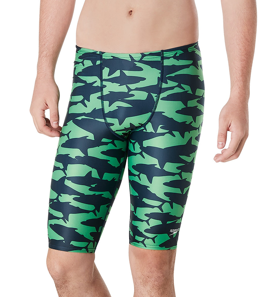 Speedo Vibe Men's Eco Pro LT Printed Jammer Swimsuit