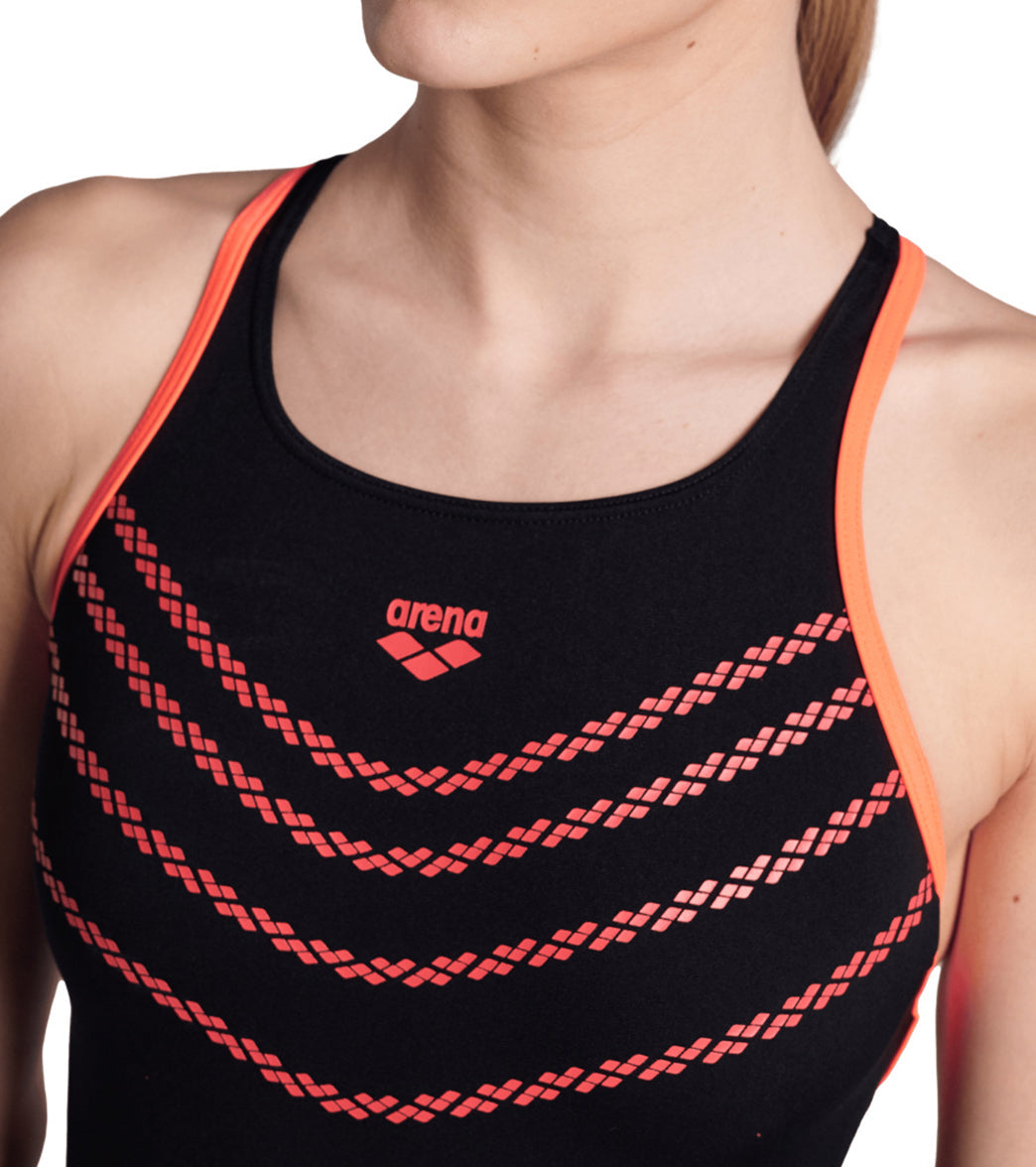 Arena Women's Losange V Pro Back One Piece Swimsuit