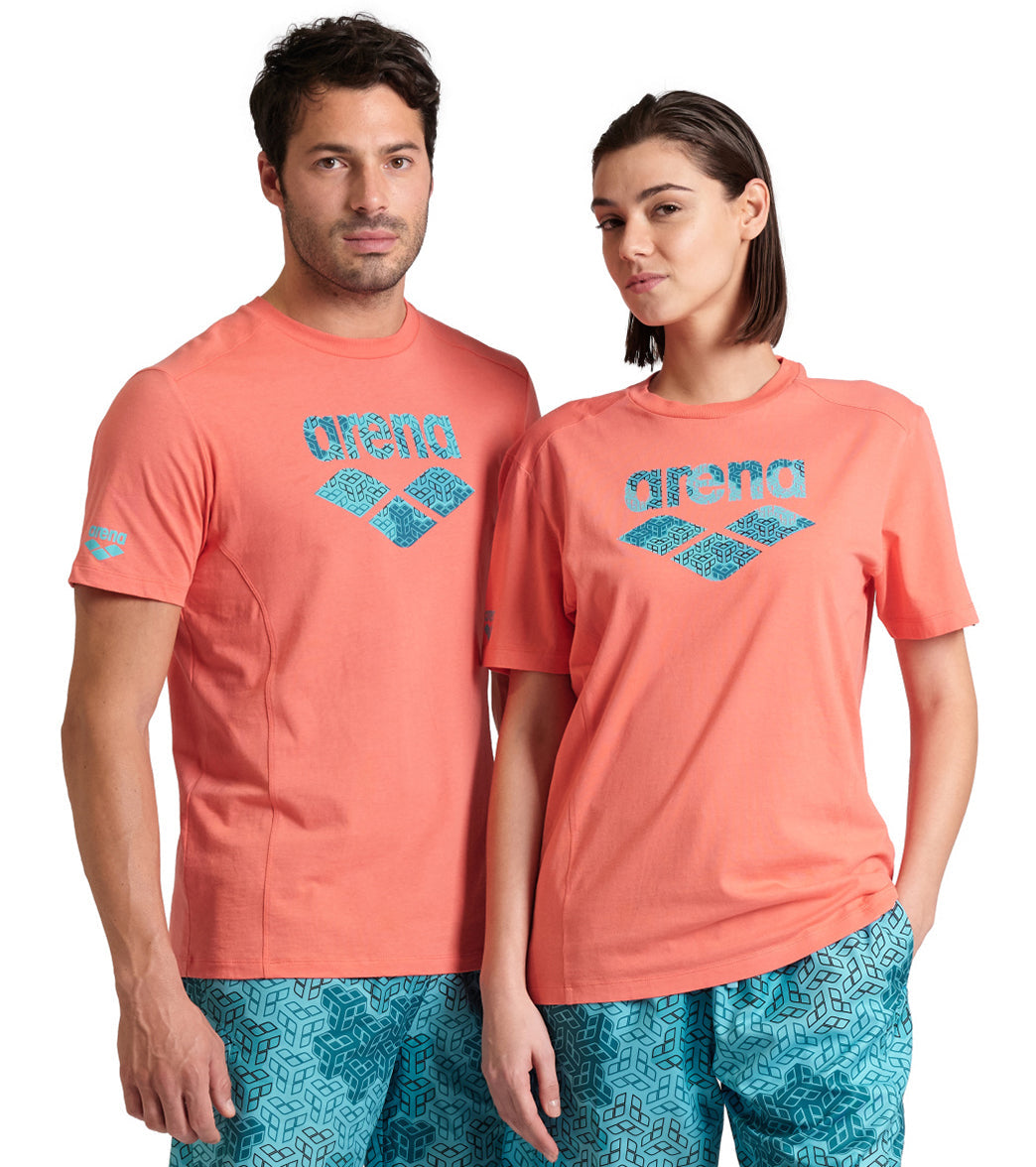 Arena Unisex Logo Cotton Short Sleeve T-Shirt