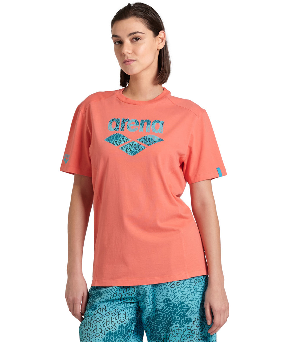 Arena Unisex Logo Cotton Short Sleeve T-Shirt