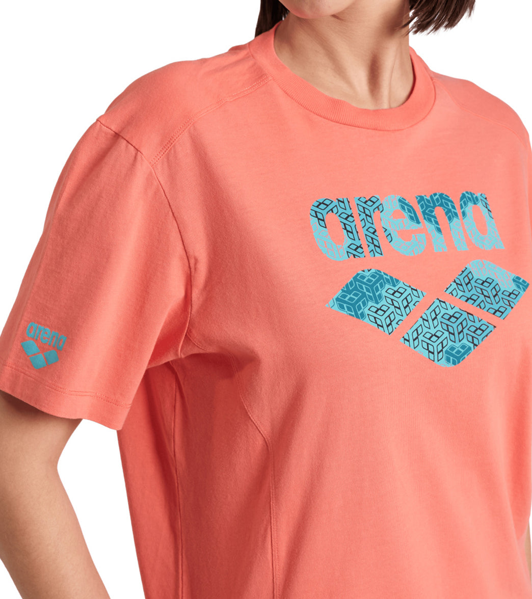 Arena Unisex Logo Cotton Short Sleeve T-Shirt