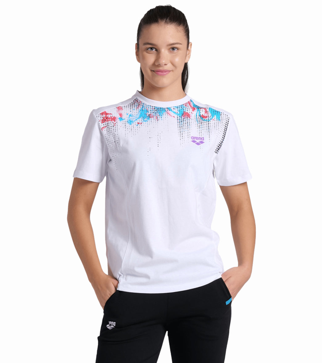 Arena Unisex Logo Cotton Short Sleeve T-Shirt