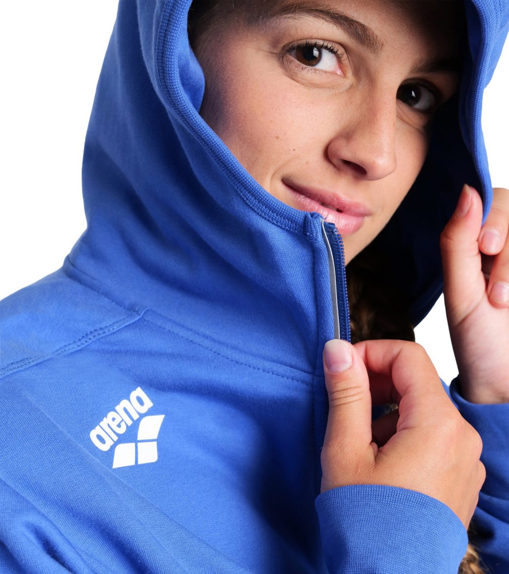 Arena Unisex Team Panel Hooded Front Zip Jacket