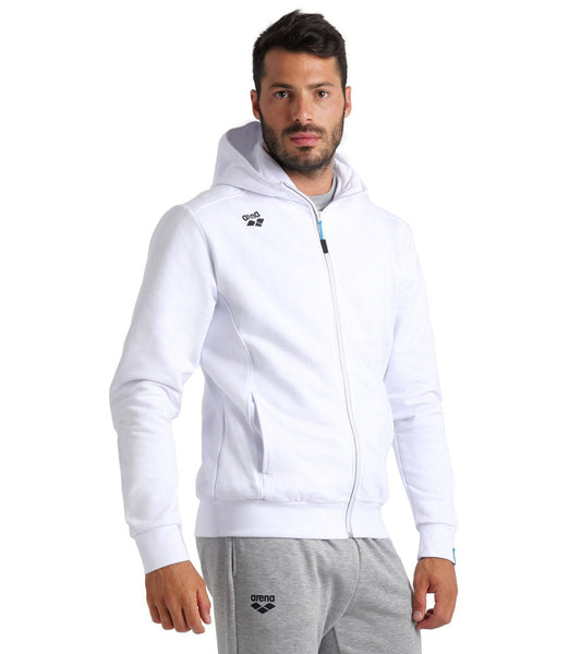 Arena Unisex Team Panel Hooded Front Zip Jacket