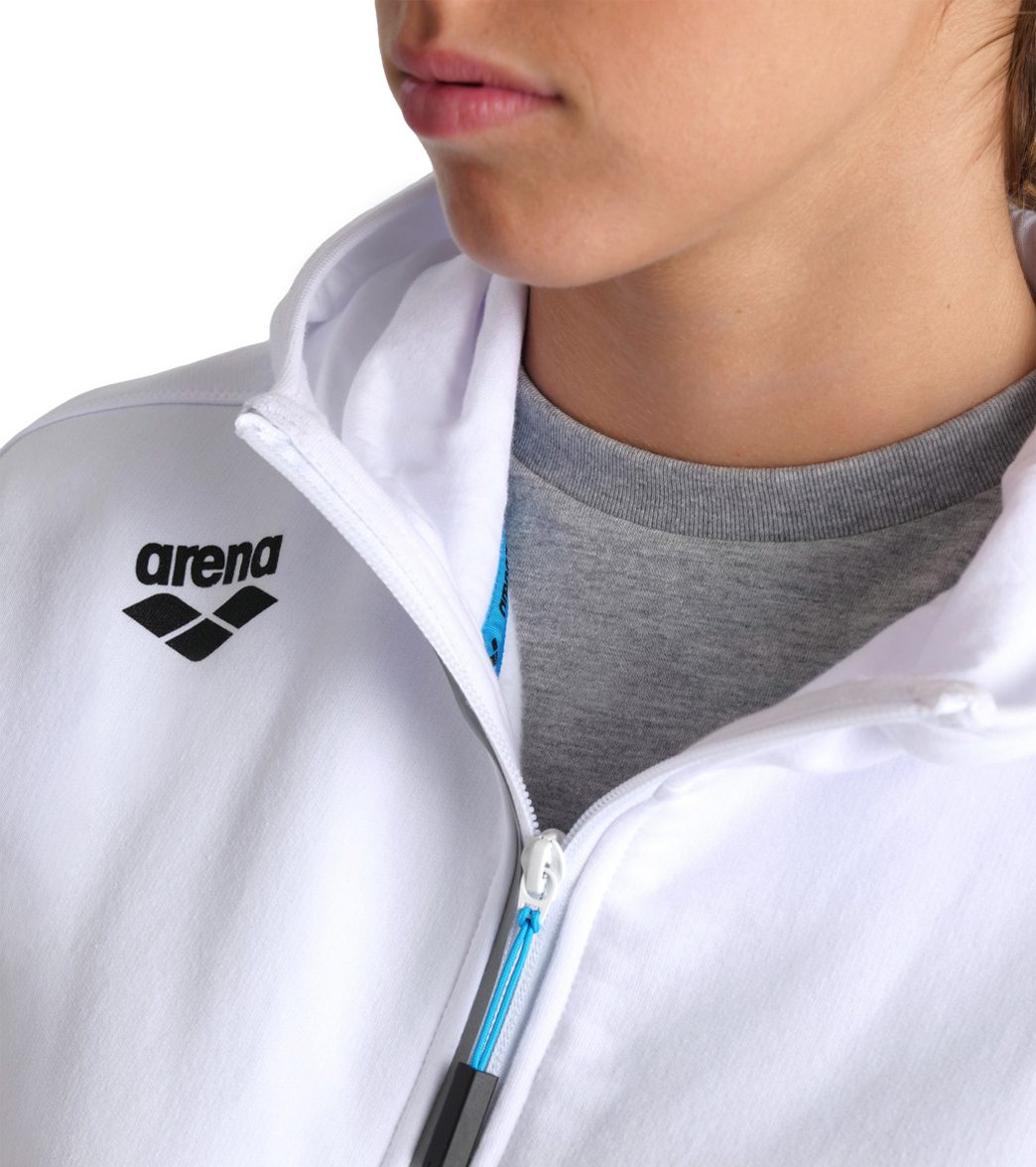Arena Unisex Team Panel Hooded Front Zip Jacket