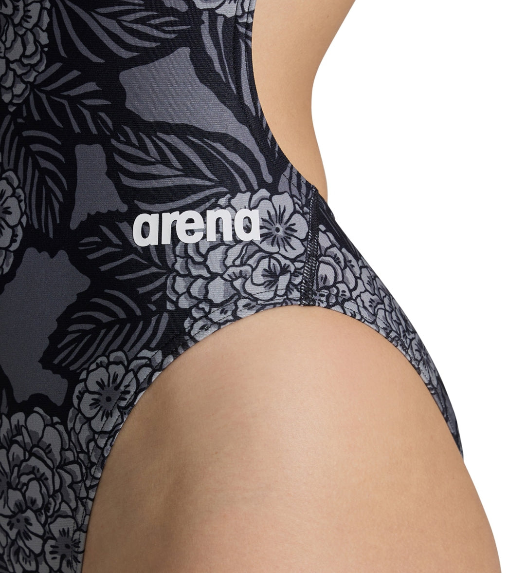 Arena Women's Hydrangea Bouquet Challenge Back One Piece Swimsuit