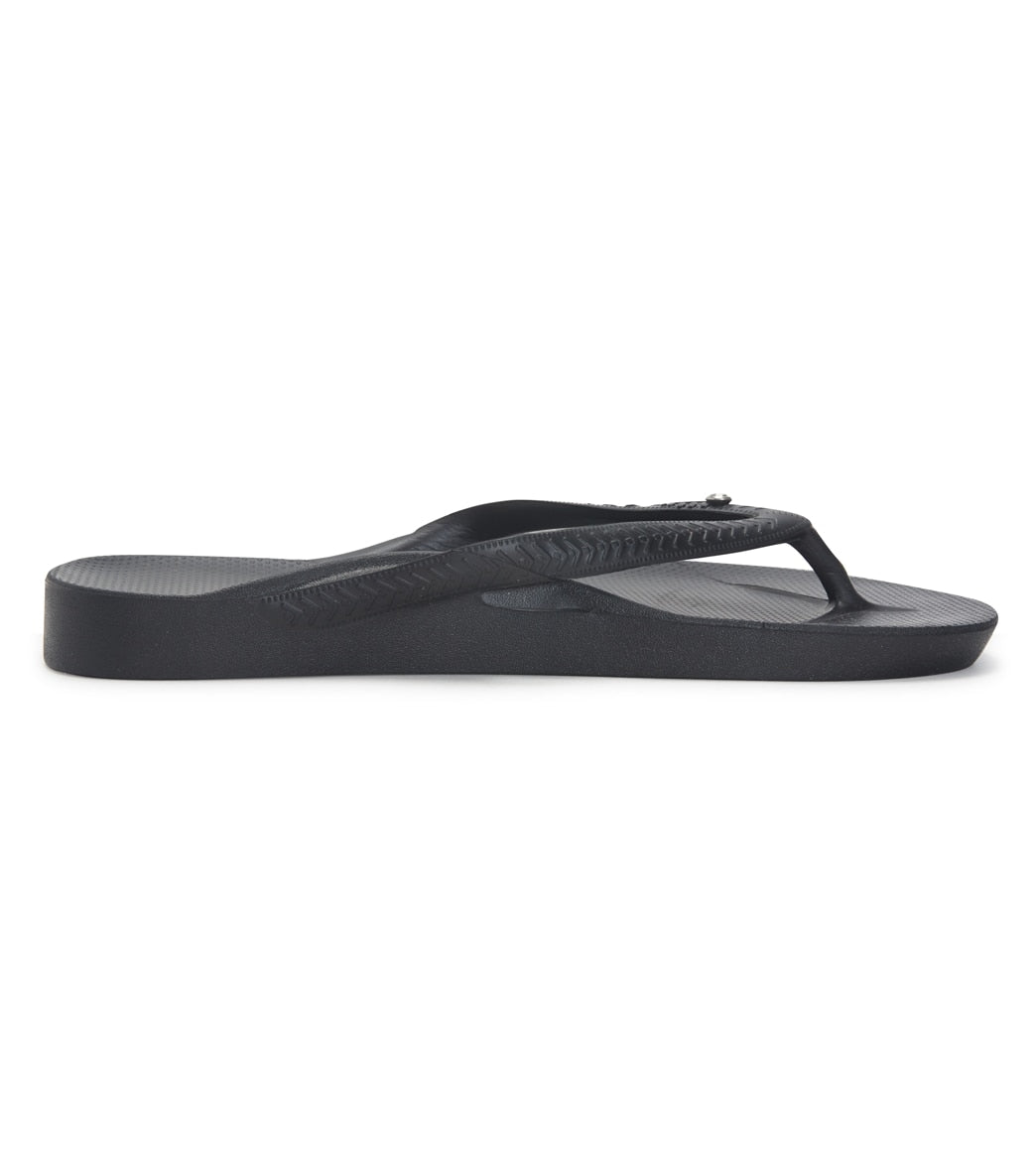 Archie's Footwear Women's Crystal Arch Support Flip Flop