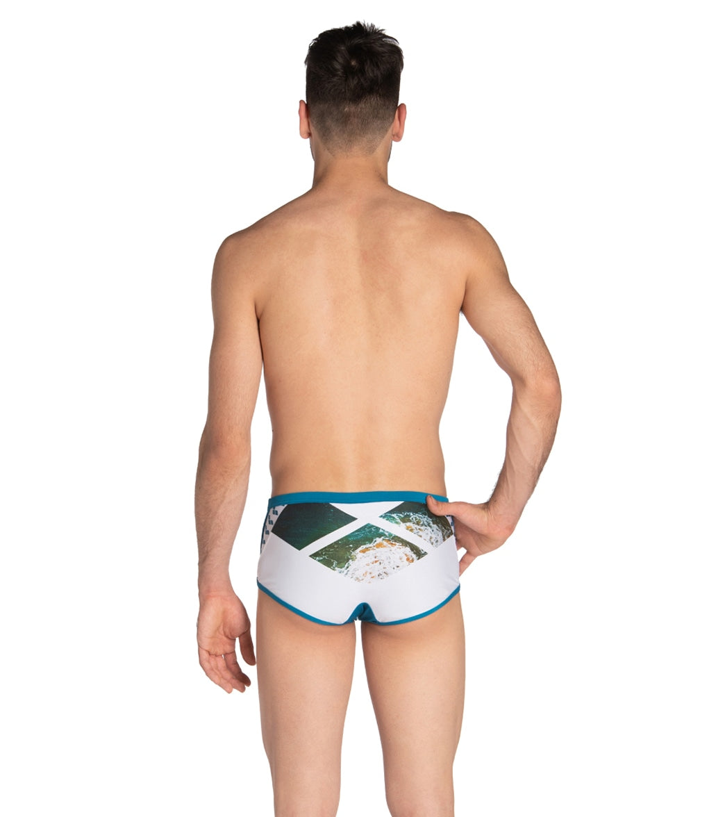 Arena Men's Planet Low Waist Square Leg Swimsuit