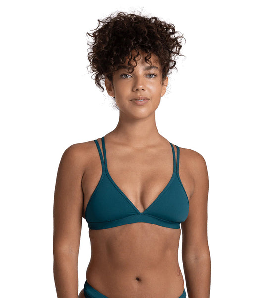 JOLYN Women's Shara Solid Bikini Top