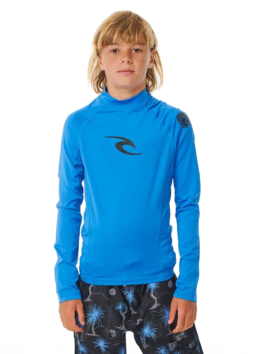Rip Curl Youth Brand Wave Long Sleeve UPF 50 Rashguard (Big Kid)