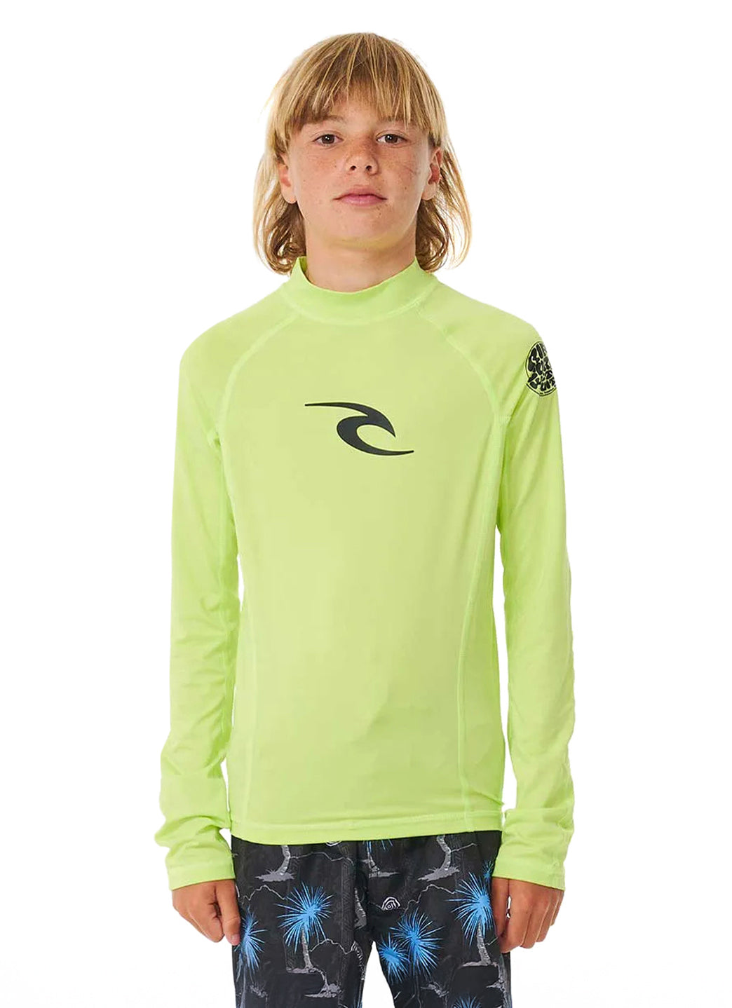 Rip Curl Youth Brand Wave Long Sleeve UPF 50 Rashguard (Big Kid)