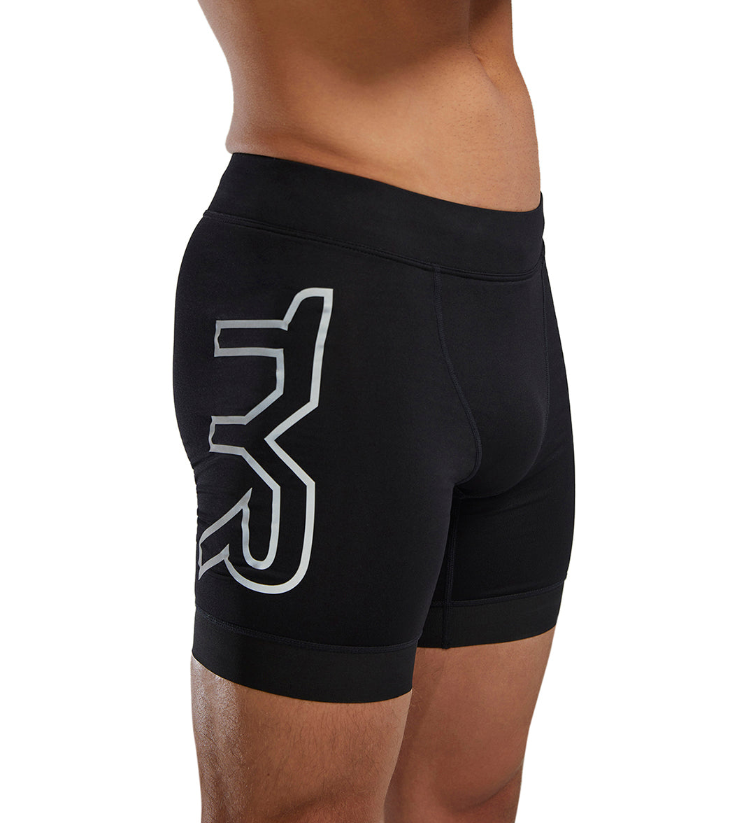 TYR Men's Active Durafast Elite Large Logo 6.5 Jammer Swimsuit