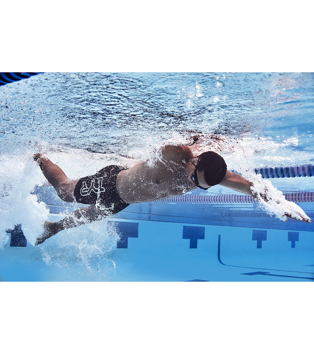 TYR Men's Active Durafast Elite Large Logo 6.5 Jammer Swimsuit