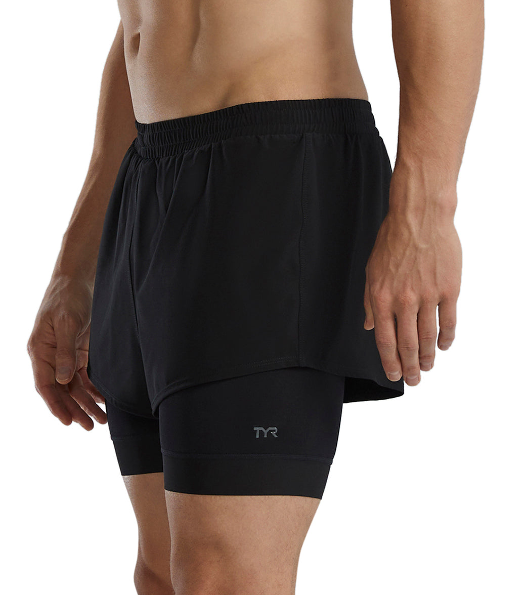 TYR Men's Durafast Elite Solid Lap Short