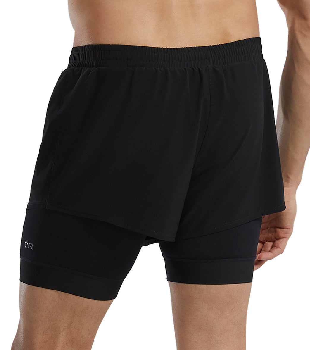 TYR Men's Durafast Elite Solid Lap Short
