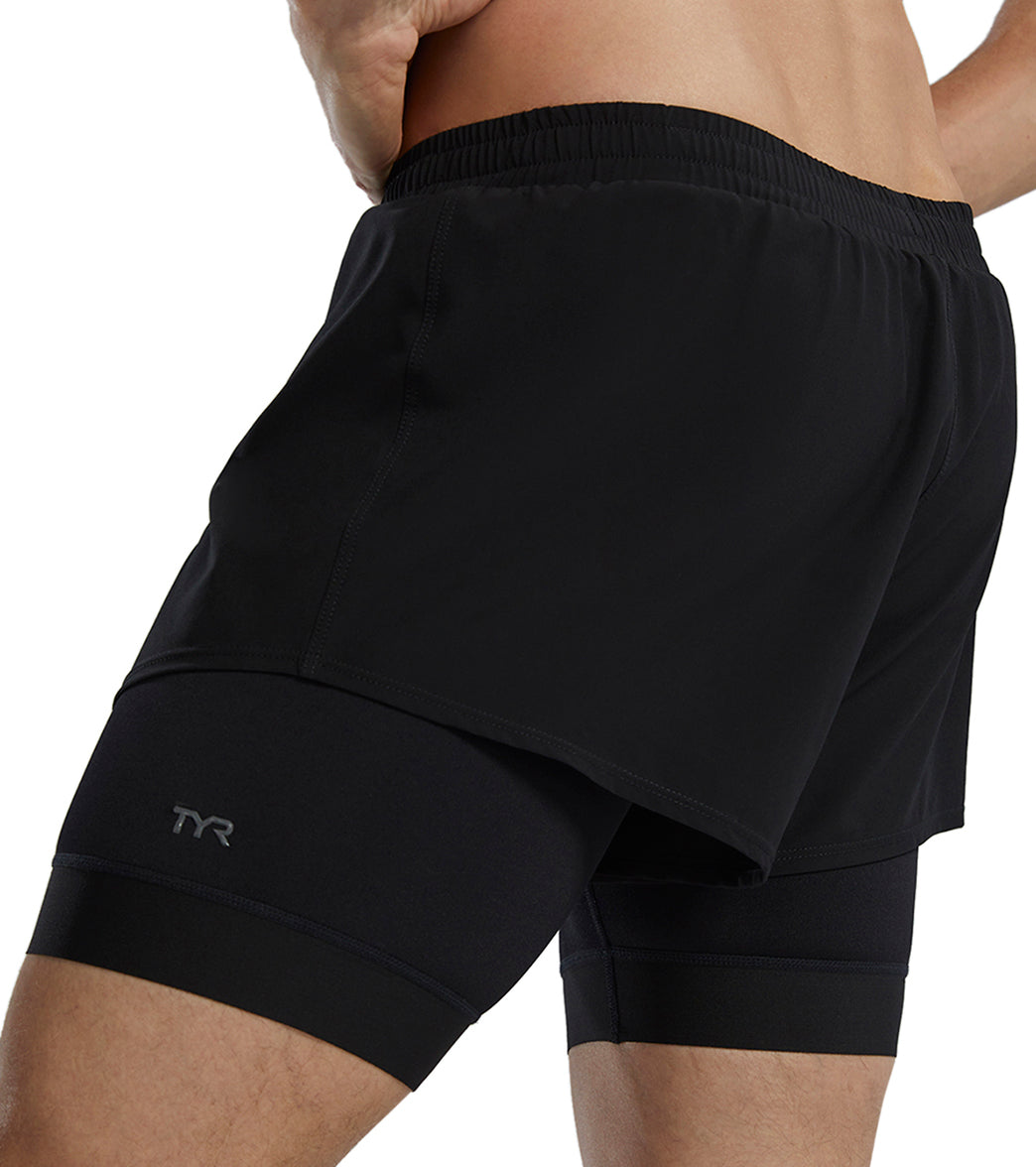 TYR Men's Durafast Elite Solid Lap Short