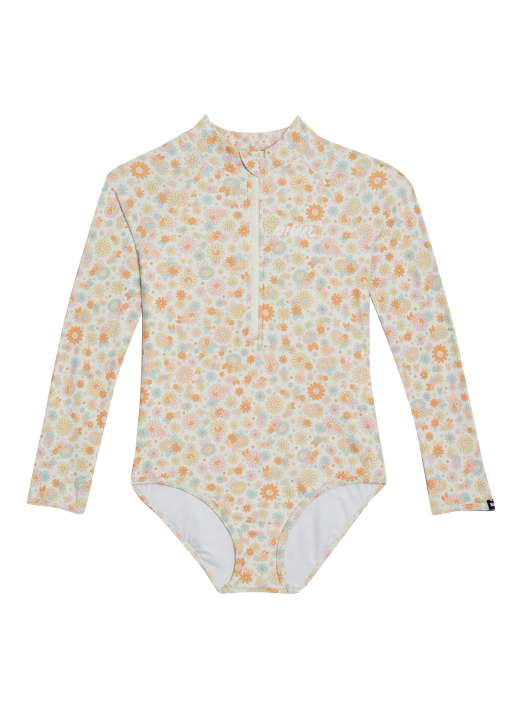 Rip Curl Girls' La Tropica Long Sleeve UPF 50 One Piece Swimsuit (Toddler, Little Kid)