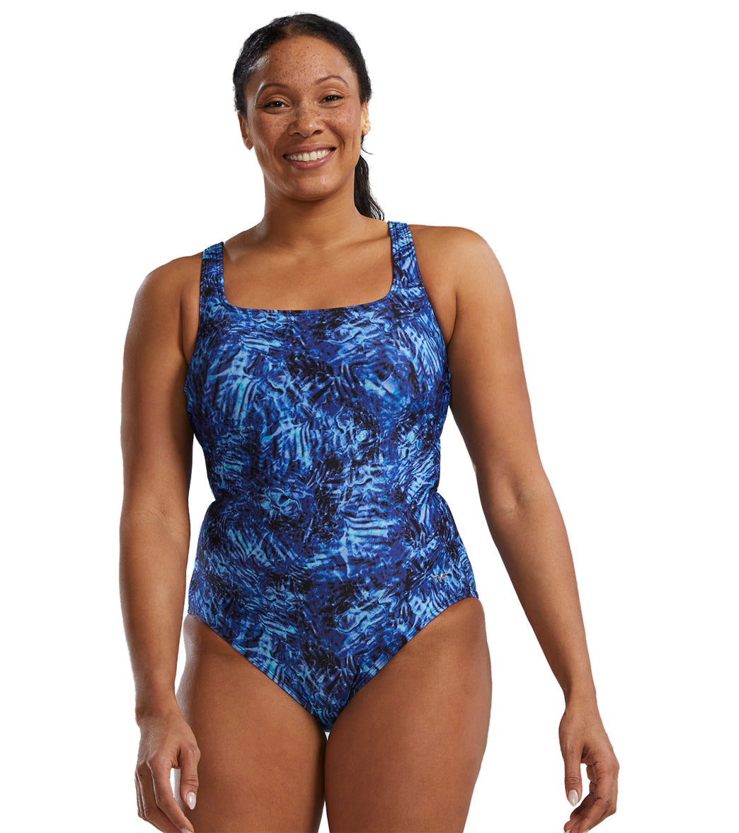 TYR Women's Expression Aqua Controlfit One Piece Swimsuit