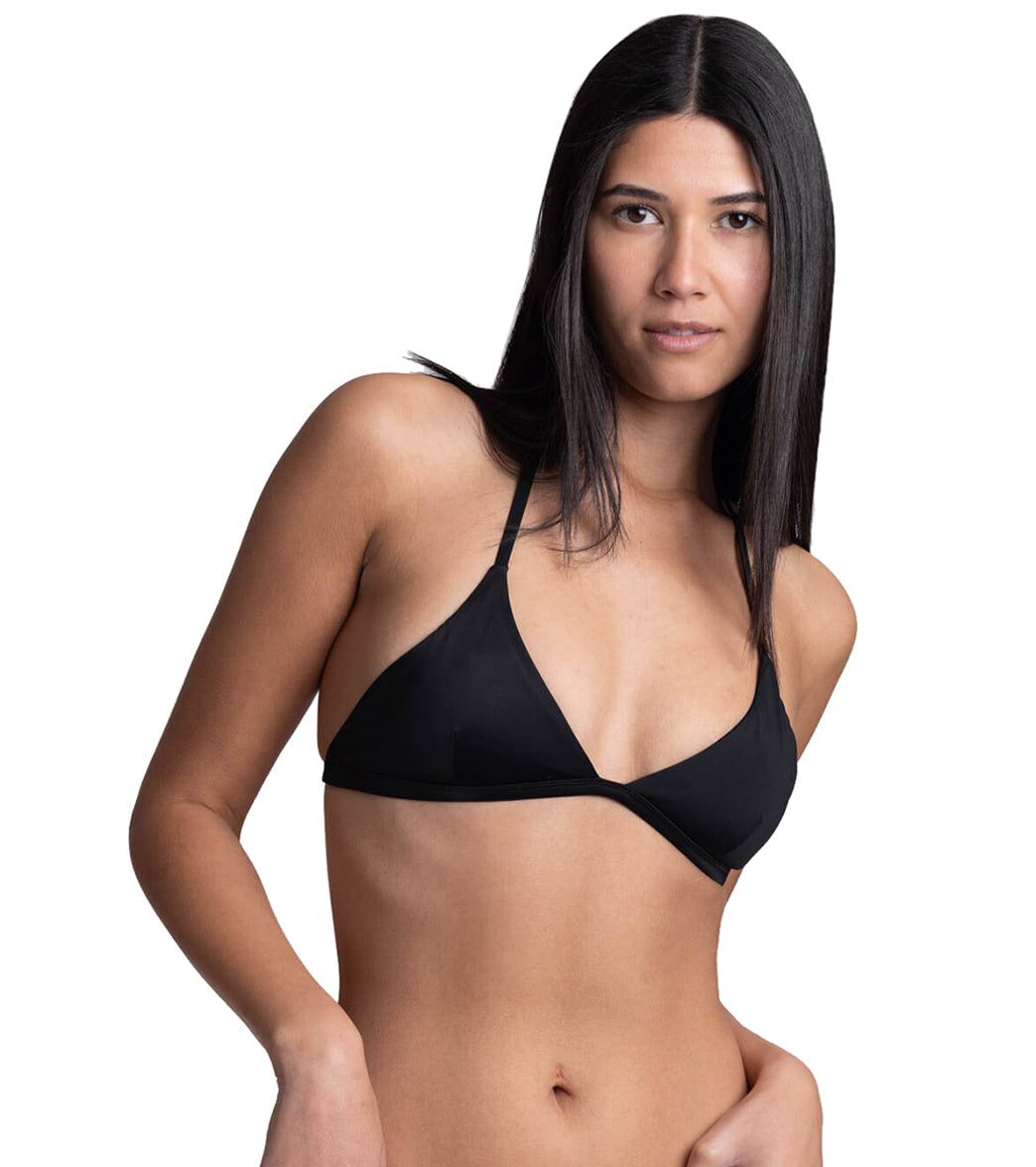 JOLYN Women's Hailey Triangle Y Back Detail Bikini Top