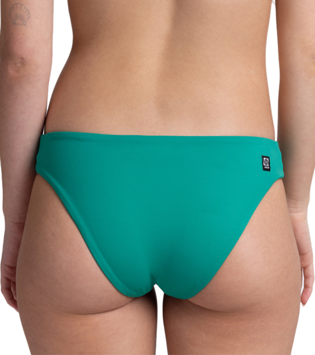 JOLYN Women's Jory Contrast Low Rise Bikini Bottom