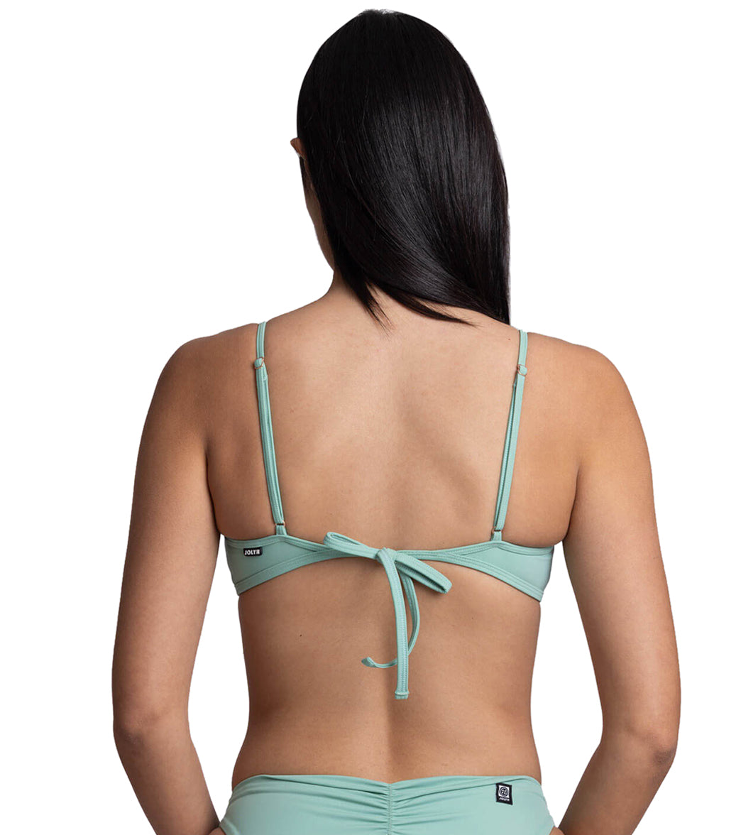 JOLYN Women's Hkari Tie Back Bikini Top