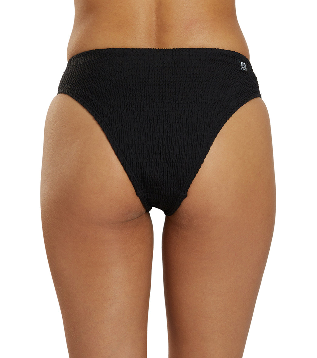 JOLYN Women's Hazel High Waist Smocked Bikini Bottom