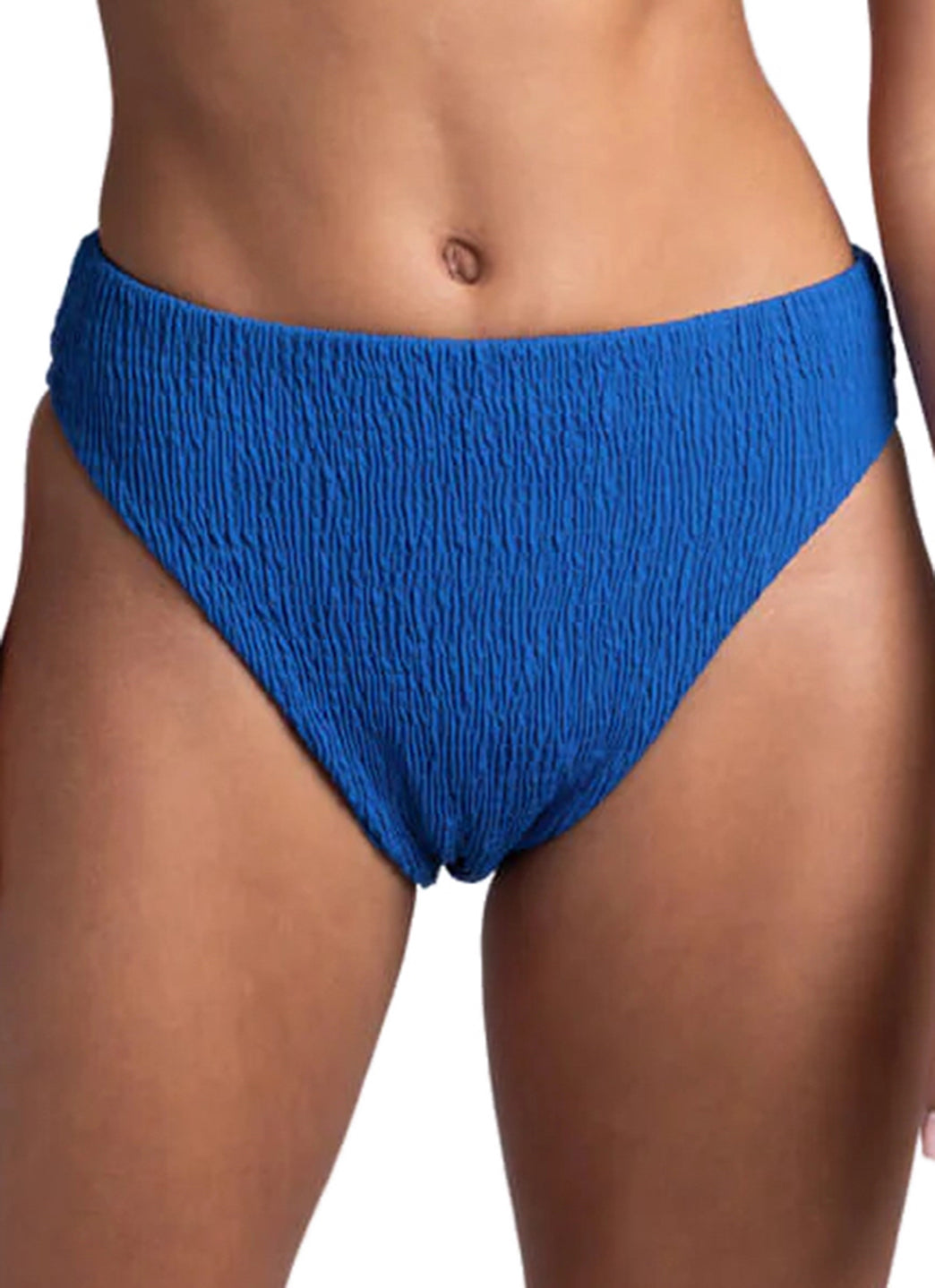 JOLYN Women's Hazel High Waist Smocked Bikini Bottom