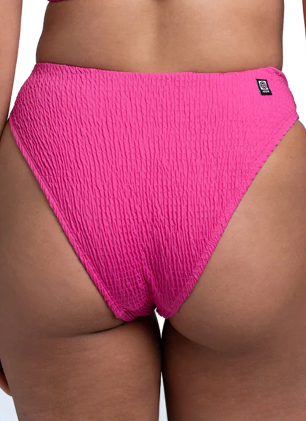 JOLYN Women's Hazel High Waist Smocked Bikini Bottom