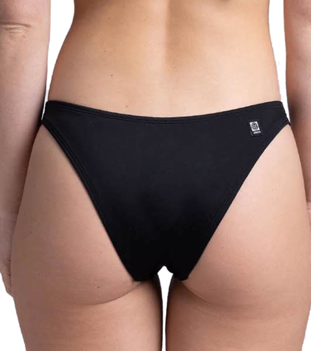 JOLYN Women's Kelia Solid French Cut Bikini Bottom