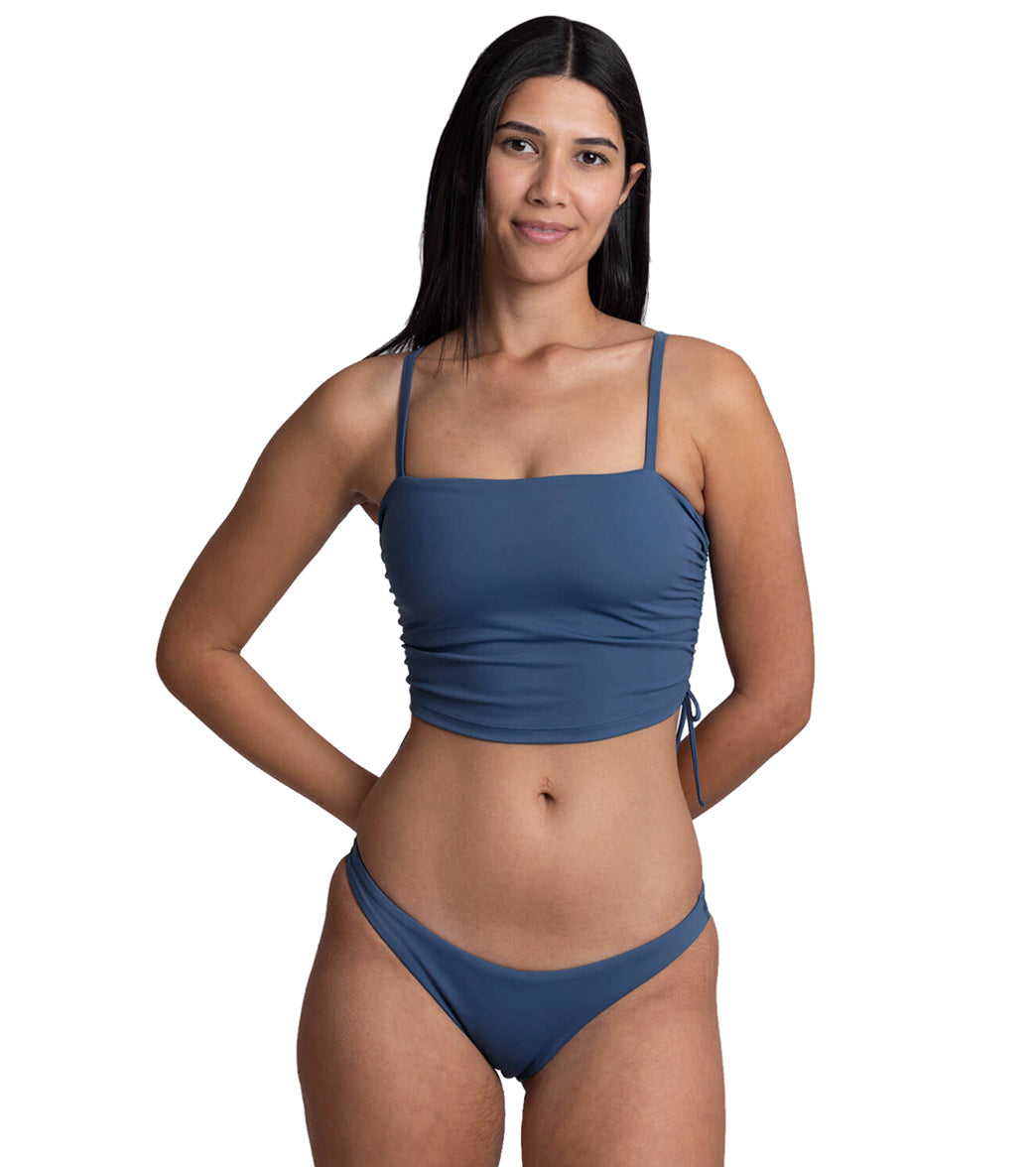 JOLYN Women's Kelia Solid French Cut Bikini Bottom