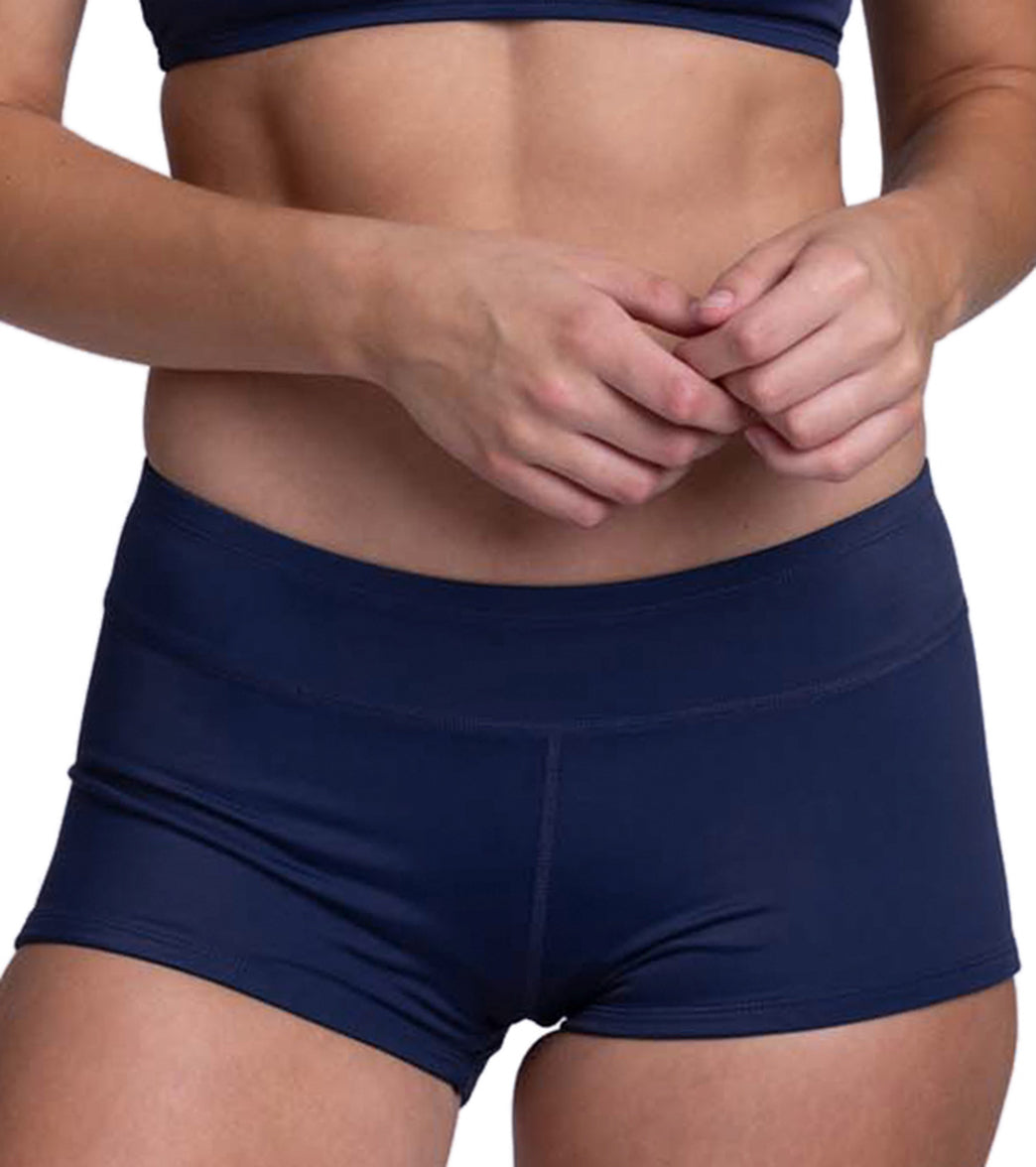 JOLYN Women's Solid Piha Low Rise Swim Bottom