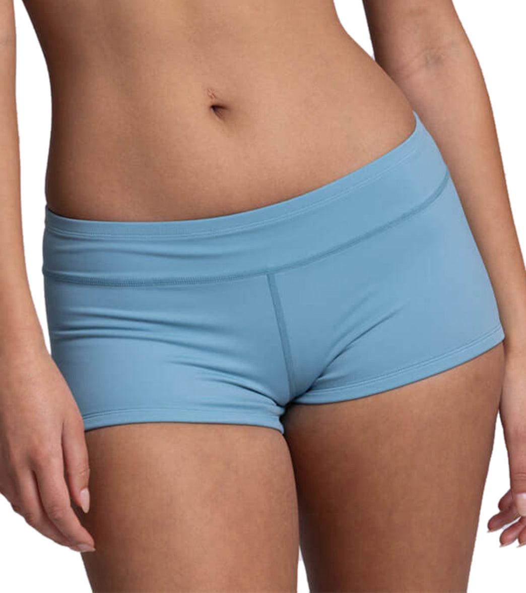 JOLYN Women's Solid Piha Low Rise Swim Bottom