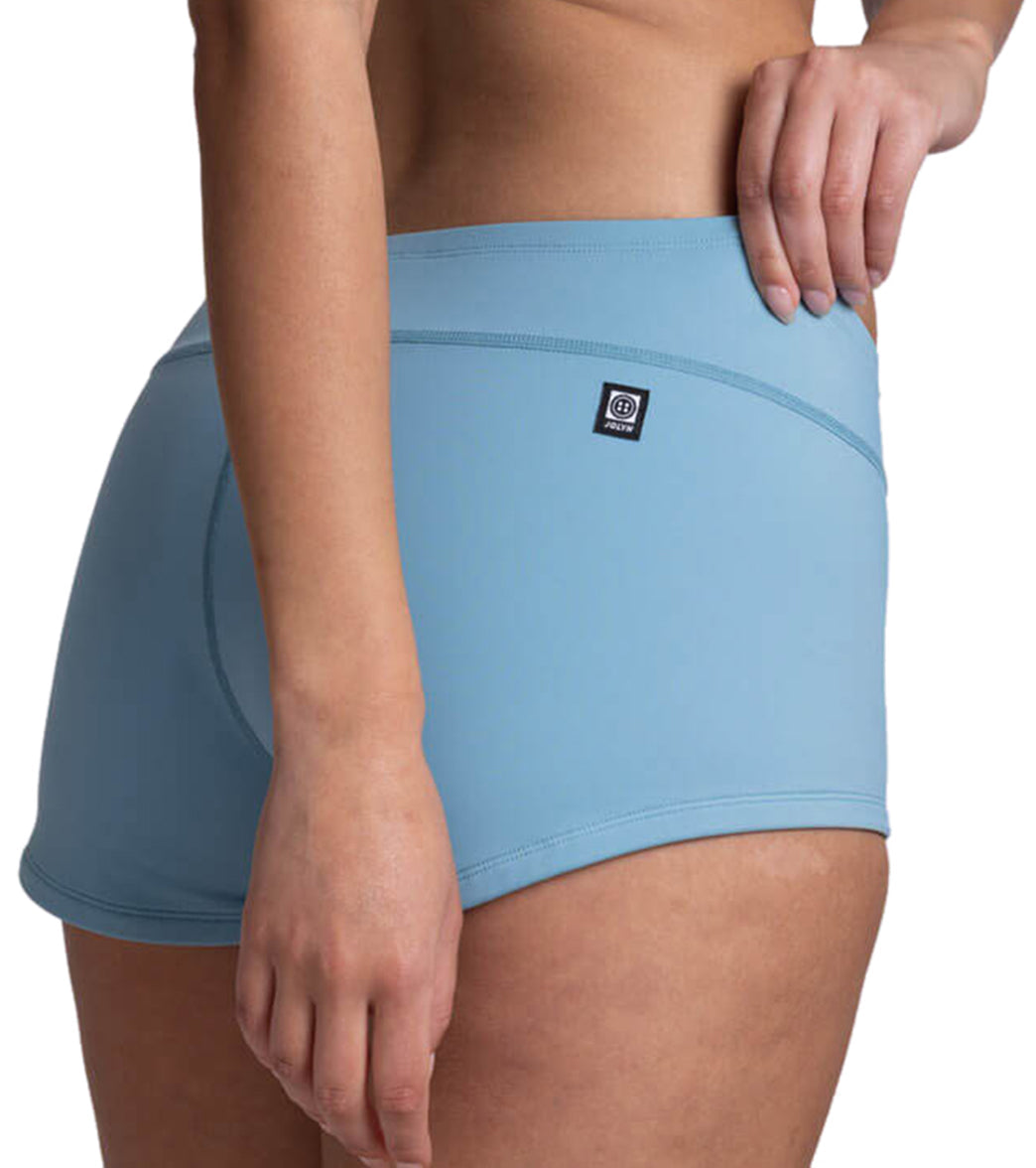 JOLYN Women's Solid Piha Low Rise Swim Bottom