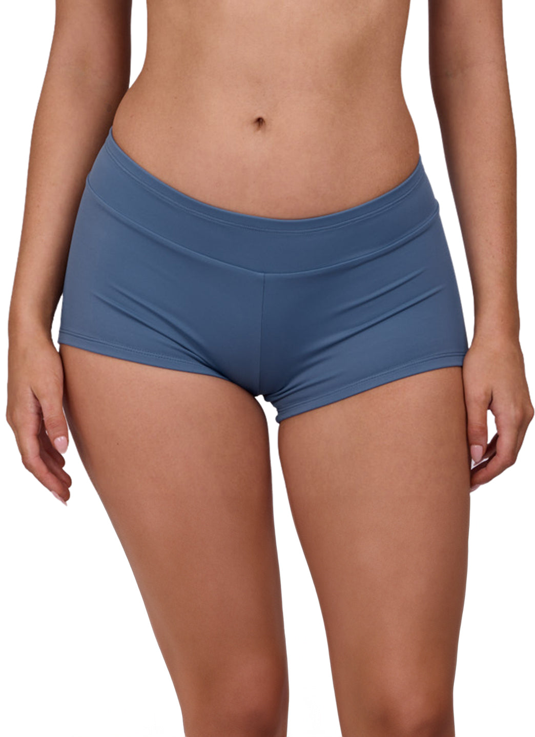 JOLYN Women's Solid Piha Low Rise Swim Bottom