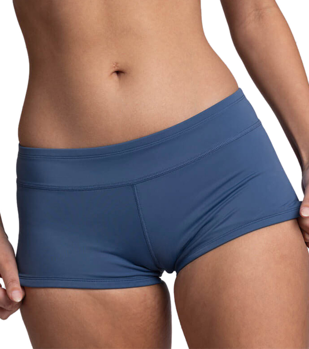 JOLYN Women's Solid Piha Low Rise Swim Bottom