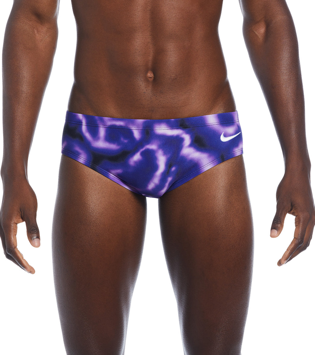 Nike Men's Hydrastrong Digi Haze Brief Swimsuit
