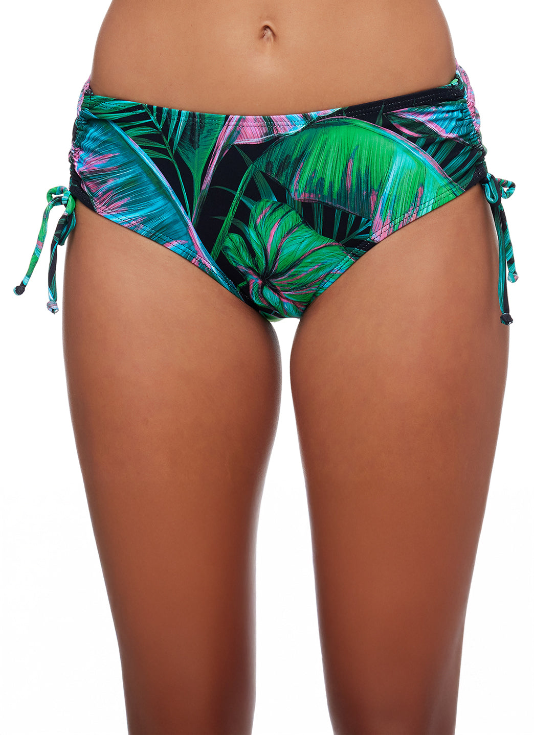 Next by Athena Women's Destination Akela Mid-Rise Cinch Bikini Bottom