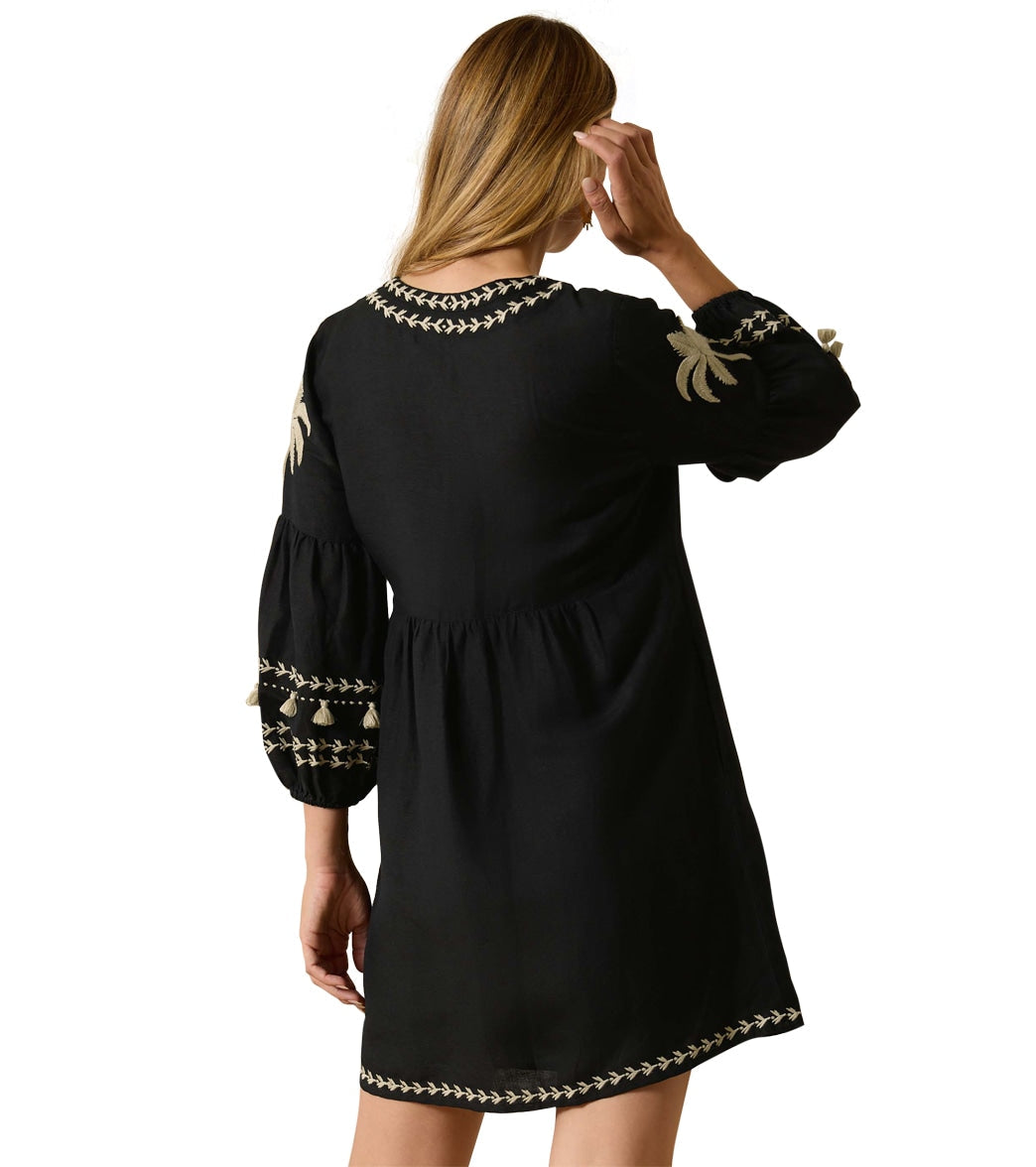 Tommy Bahama Women's Playa Brava Palm Embroidered Cover Up Dress