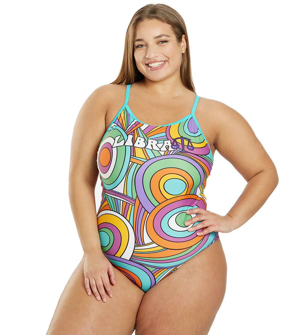 Sporti Groovy Zodiac Libra Thin Strap One Piece Swimsuit (22-44)