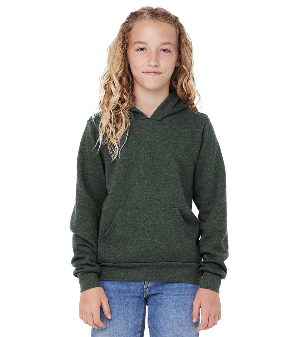 Bella + Canvas Youth Sponge Fleece Pullover Hoodie
