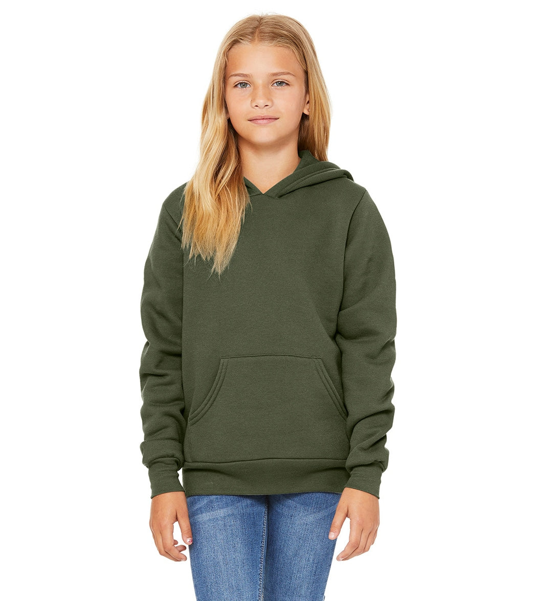 Bella + Canvas Youth Sponge Fleece Pullover Hoodie