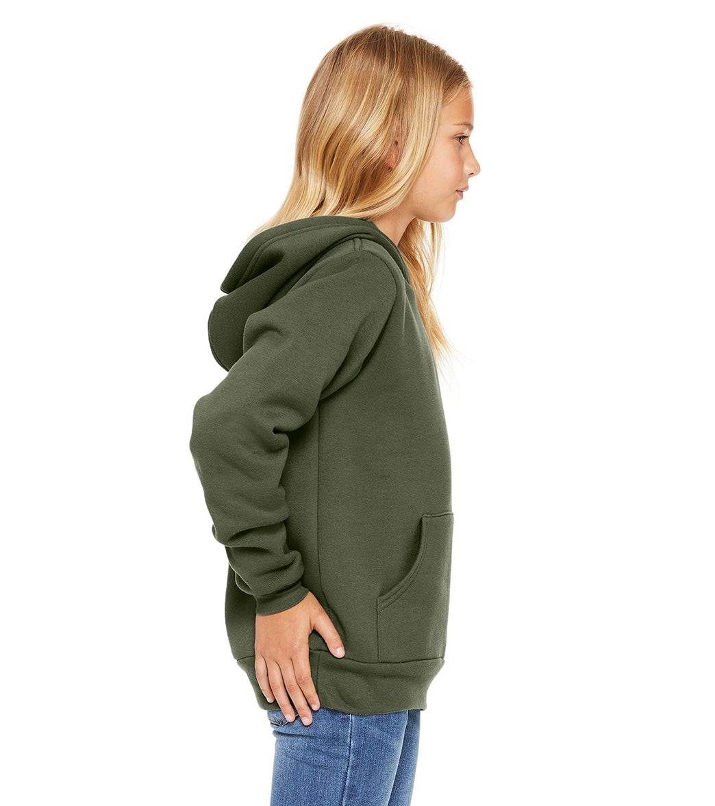 Bella + Canvas Youth Sponge Fleece Pullover Hoodie