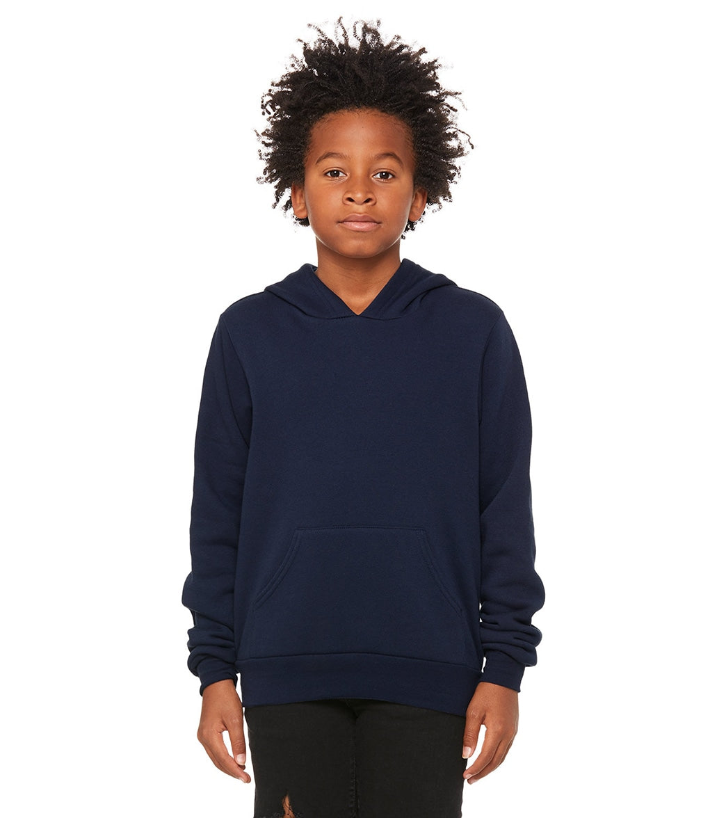 Bella + Canvas Youth Sponge Fleece Pullover Hoodie
