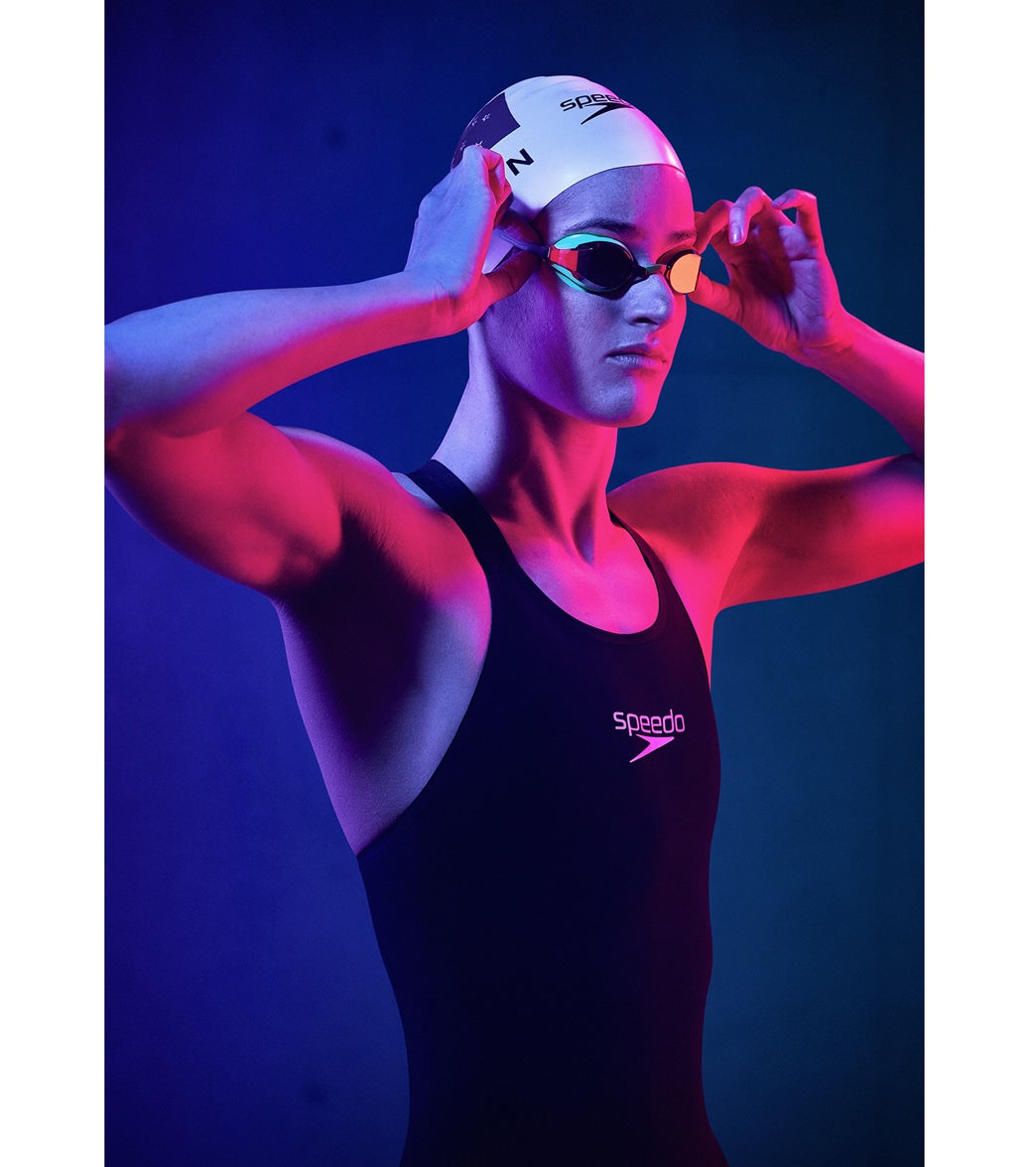 Speedo Women's LZR Valor 2.0 Closed Back Kneeskin Tech Suit Swimsuit
