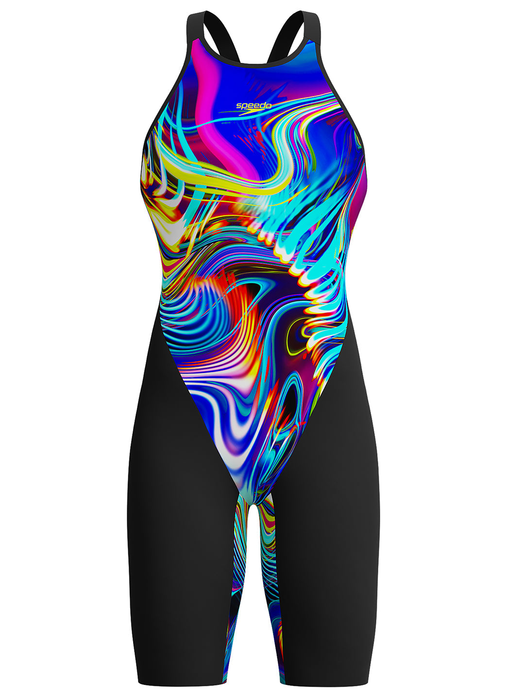 Speedo Women's LZR Valor 2.0 Open Back Kneeskin Tech Suit Swimsuit