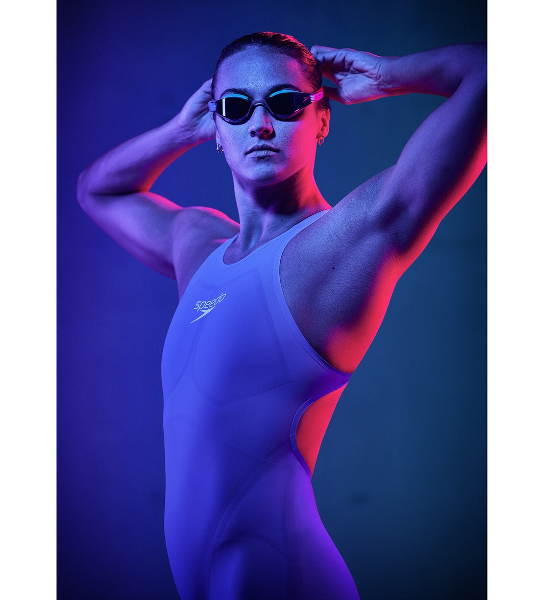 Speedo Women's LZR Valor 2.0 Open Back Kneeskin Tech Suit Swimsuit