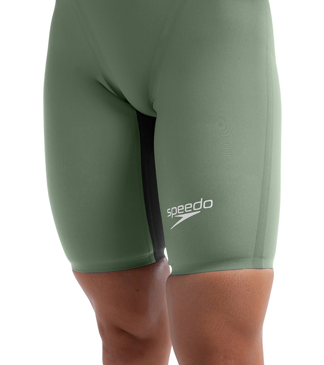 Speedo Women's LZR Valor 2.0 Open Back Kneeskin Tech Suit Swimsuit